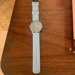 Skagen Blue Silicone Three Hand Watch